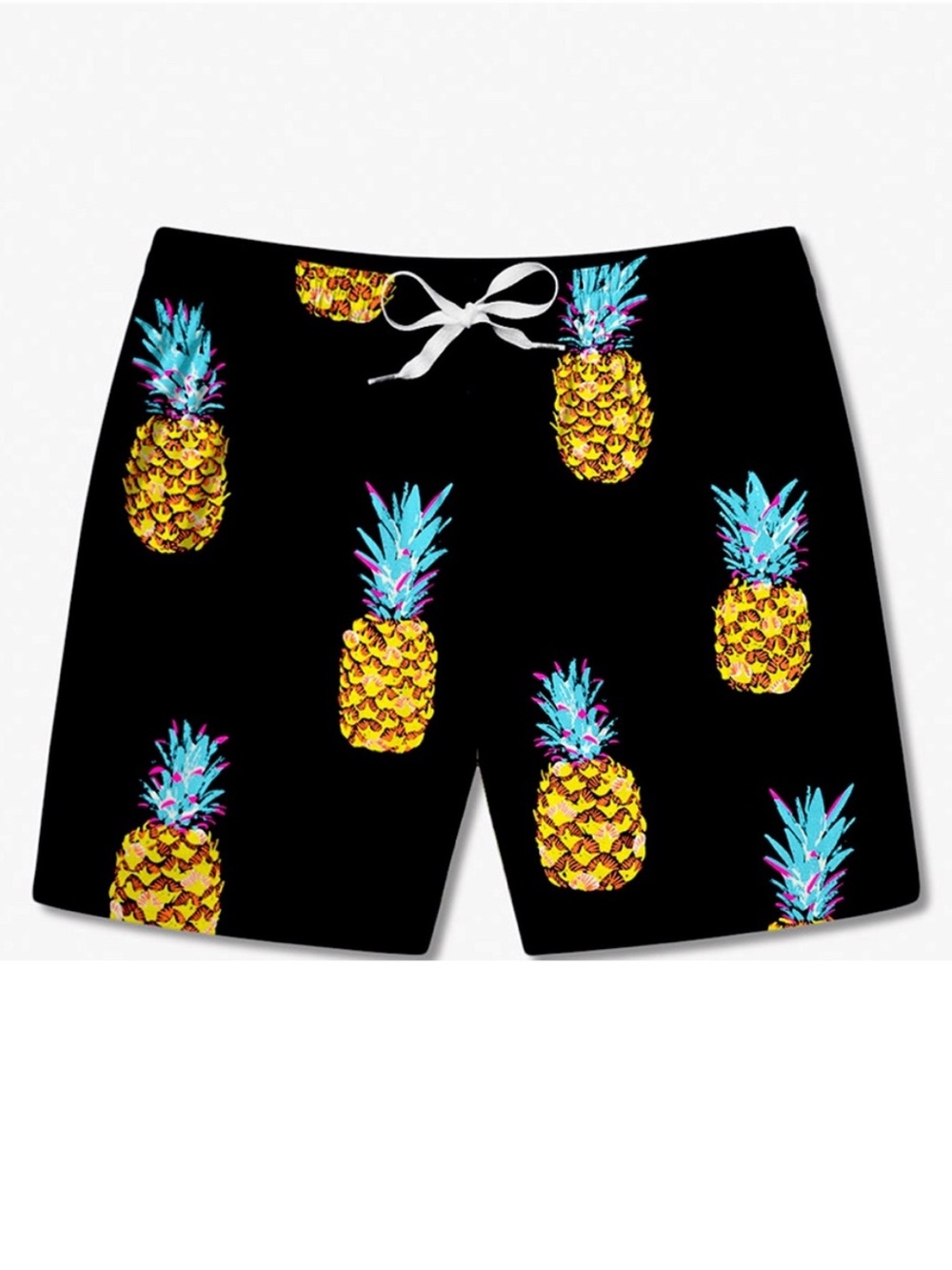 Chubbies 5.5”The Pineapple Sundaes Swim Trunks Size Large